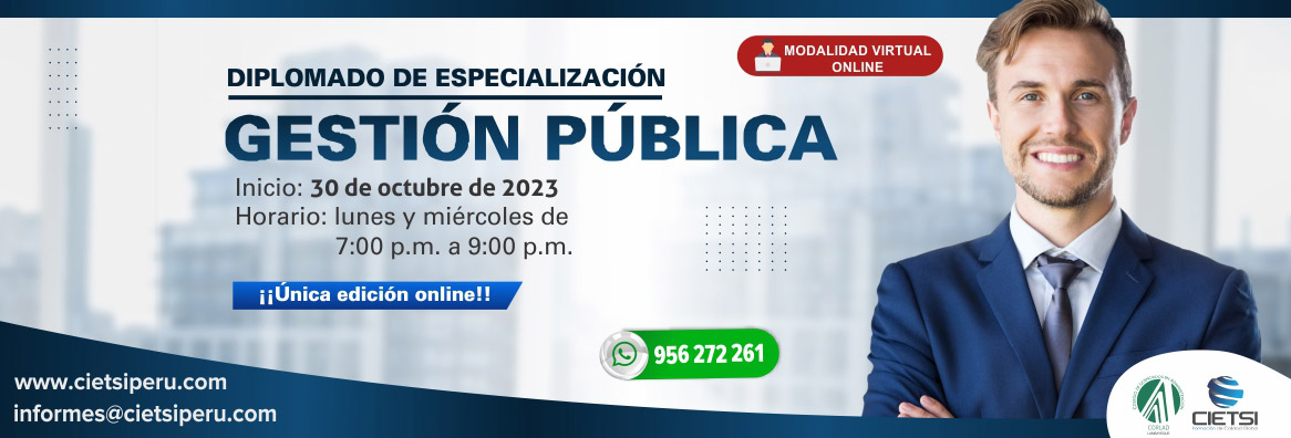 diplomado de especializaciOn en gestiOn pUblica 2023